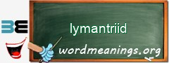 WordMeaning blackboard for lymantriid